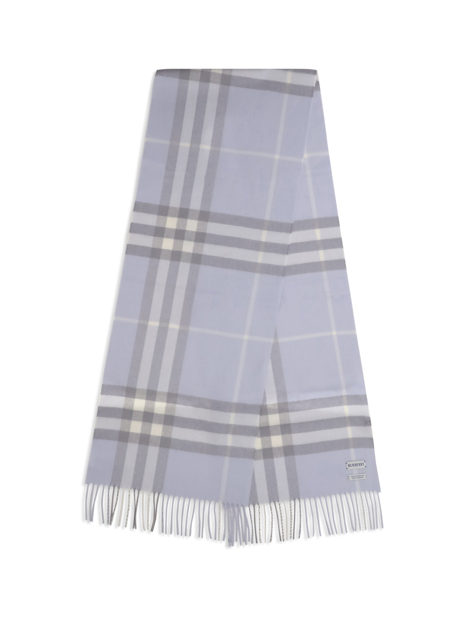 BURBERRY OS embroidered cashmere scarf