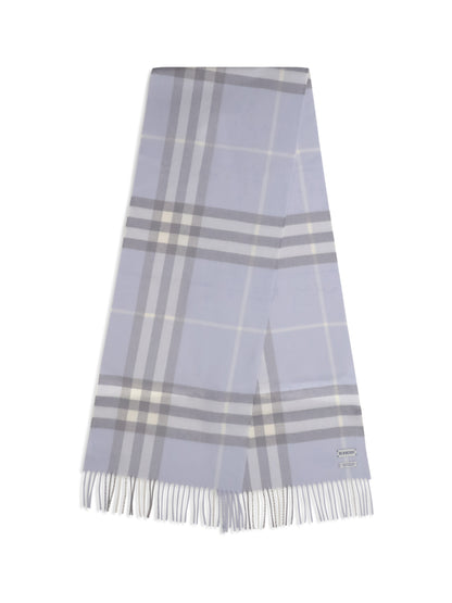 BURBERRY OS embroidered cashmere scarf