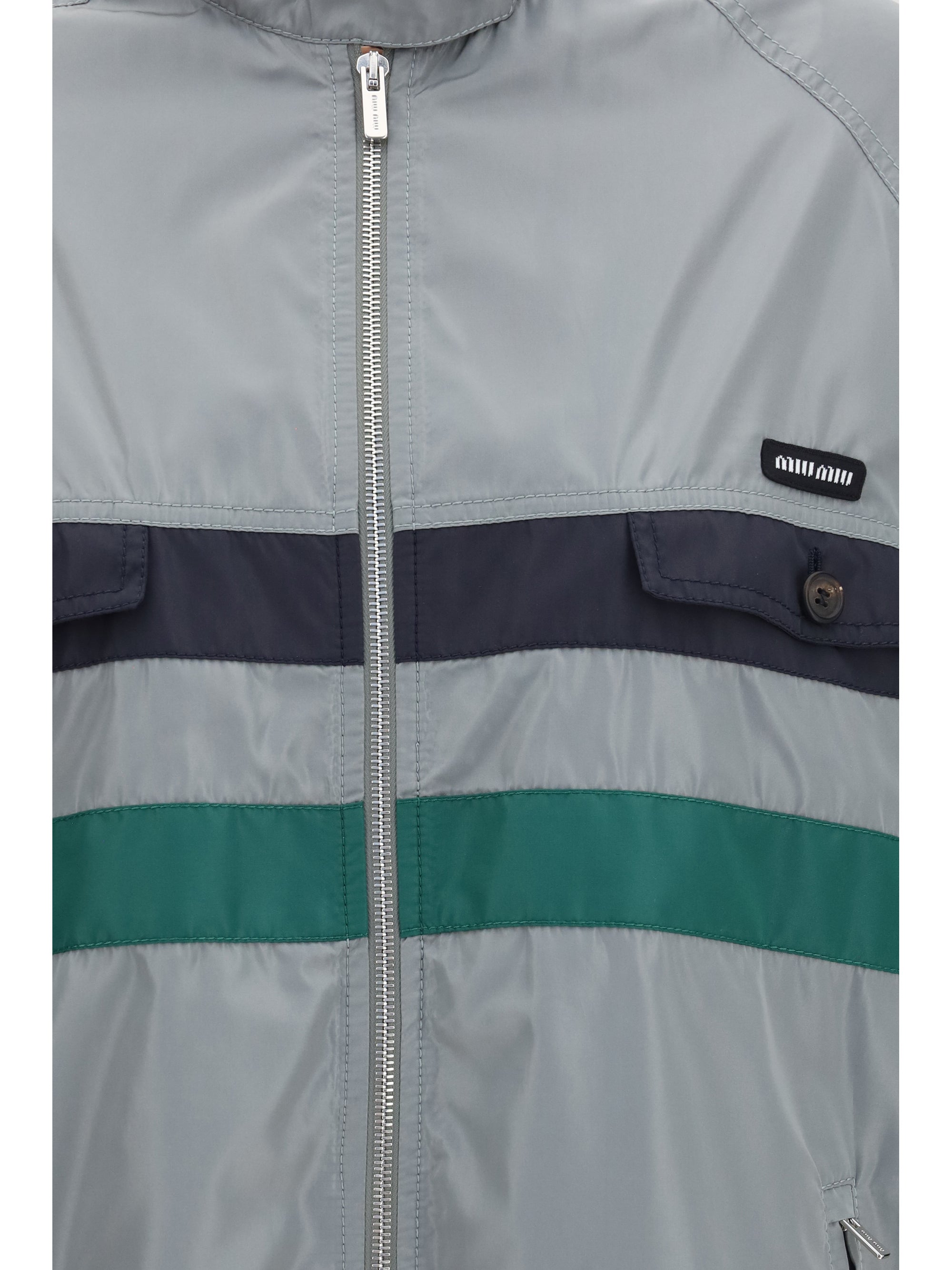 technical silk jacket