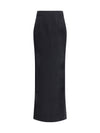 tweed long skirt