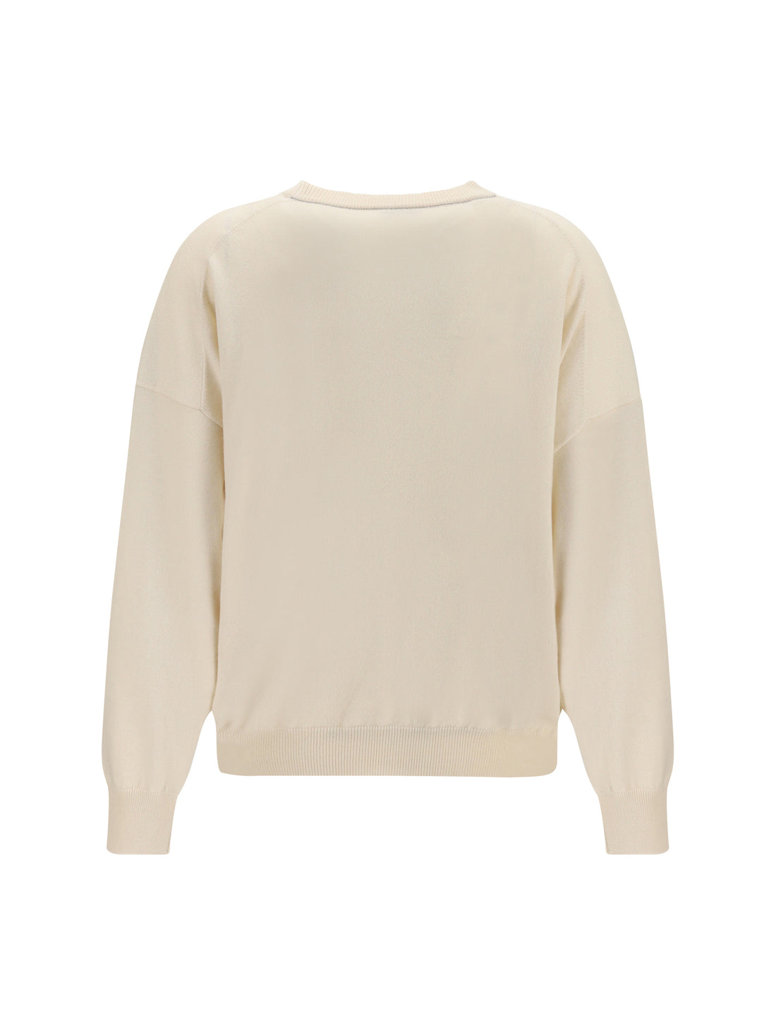 BRUNELLO CUCINELLI M cashmere sweater with monili chain
