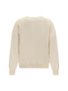 cashmere sweater with monili chain