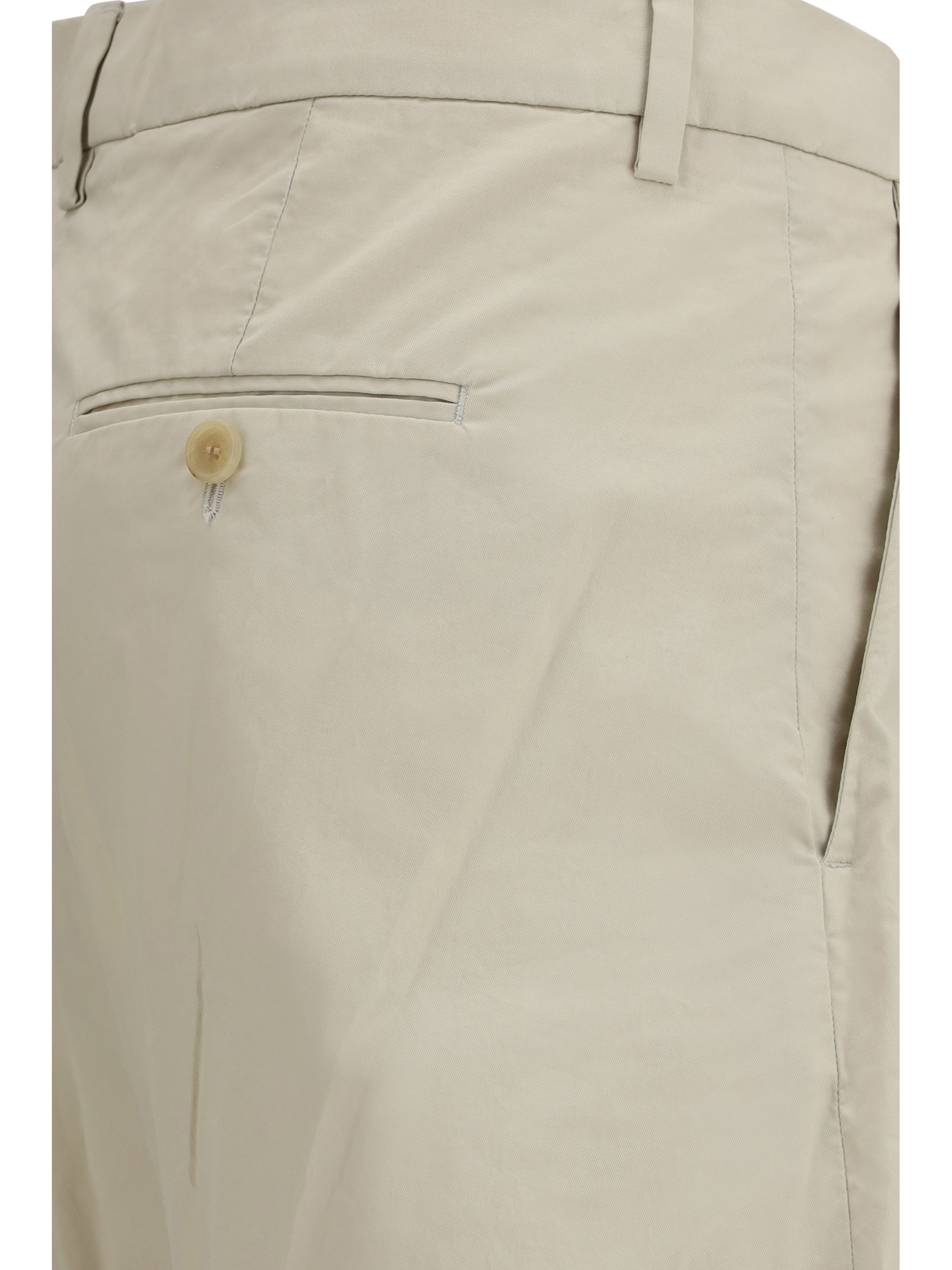 informal pants in twill