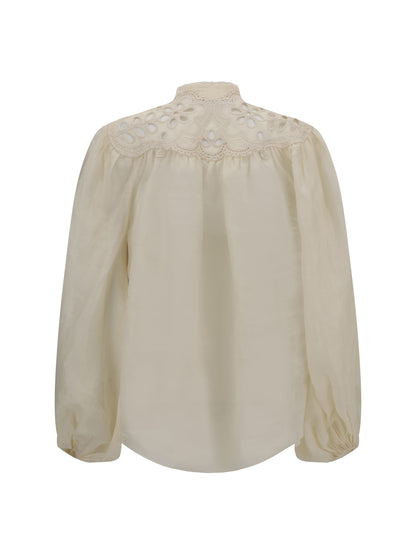 ZIMMERMANN 1 embroidered coco blouse