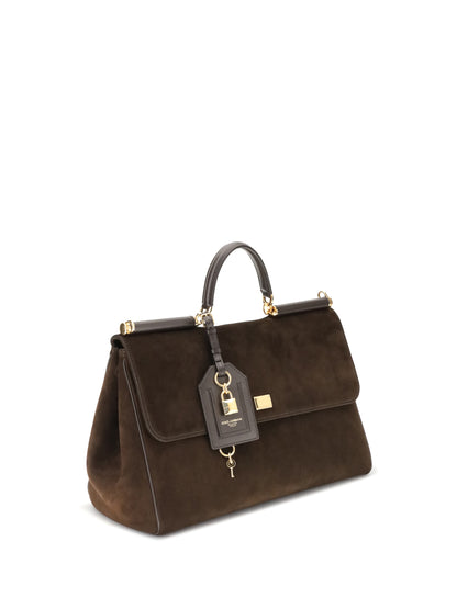 DOLCE &amp; GABBANA OS sicily suede handbag