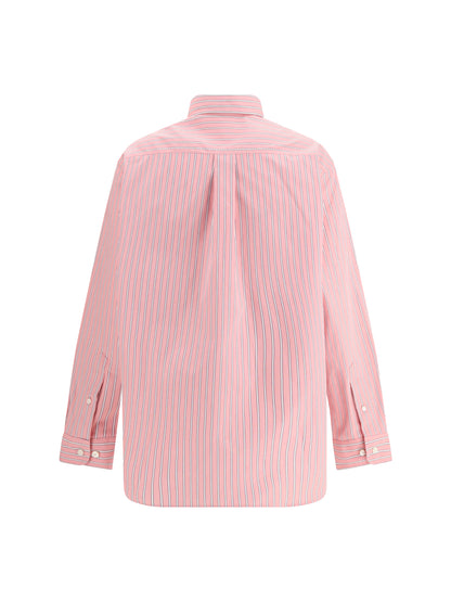 MIU MIU 40 striped poplin shirt