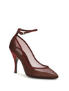 nude mesh pumps