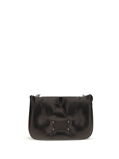 MARGIELA OS glam slam flap quilted leather mini bag