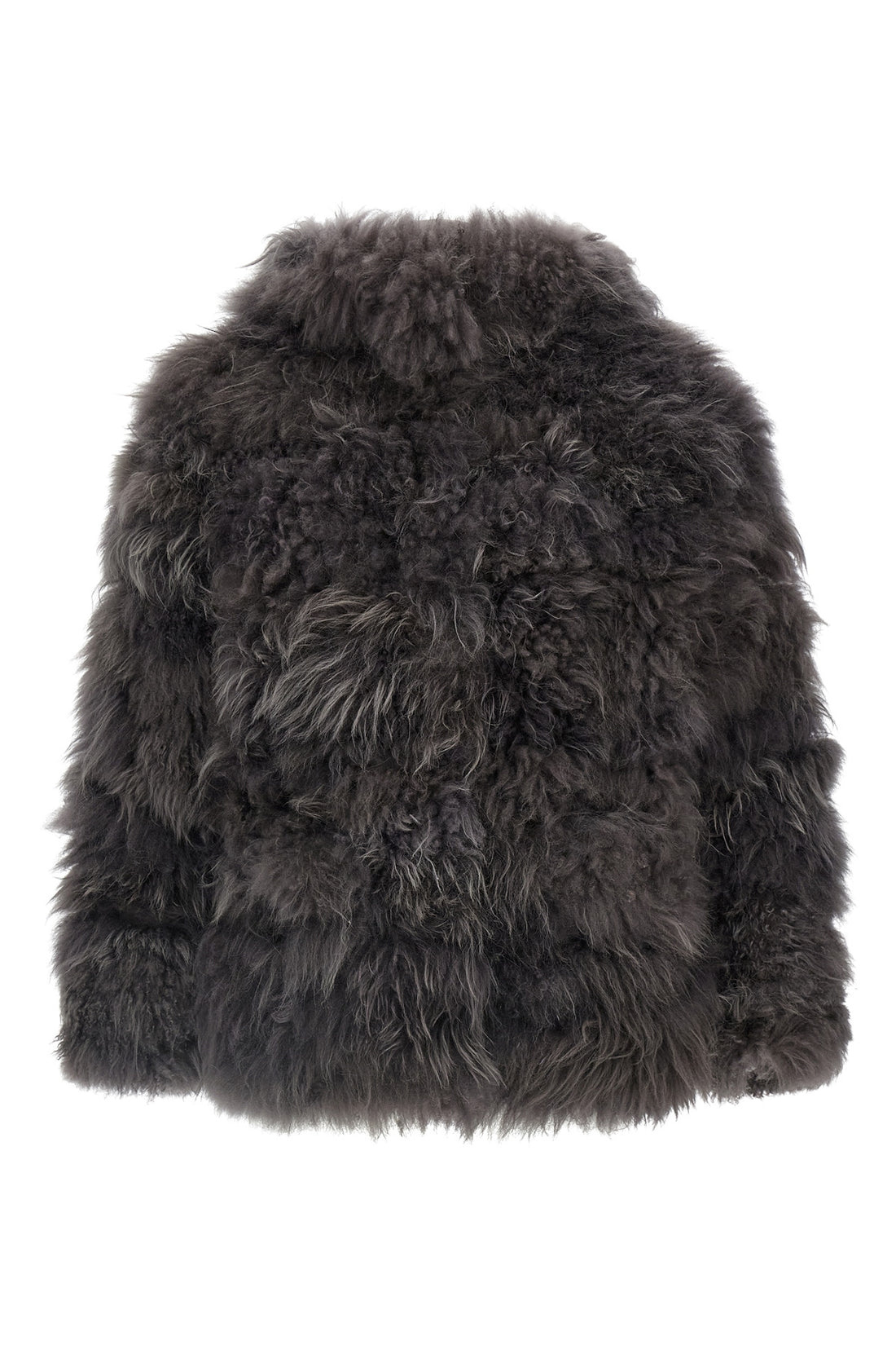 SIMONETTA RAVIZZA 38 flen long-haired cashmere fur coat