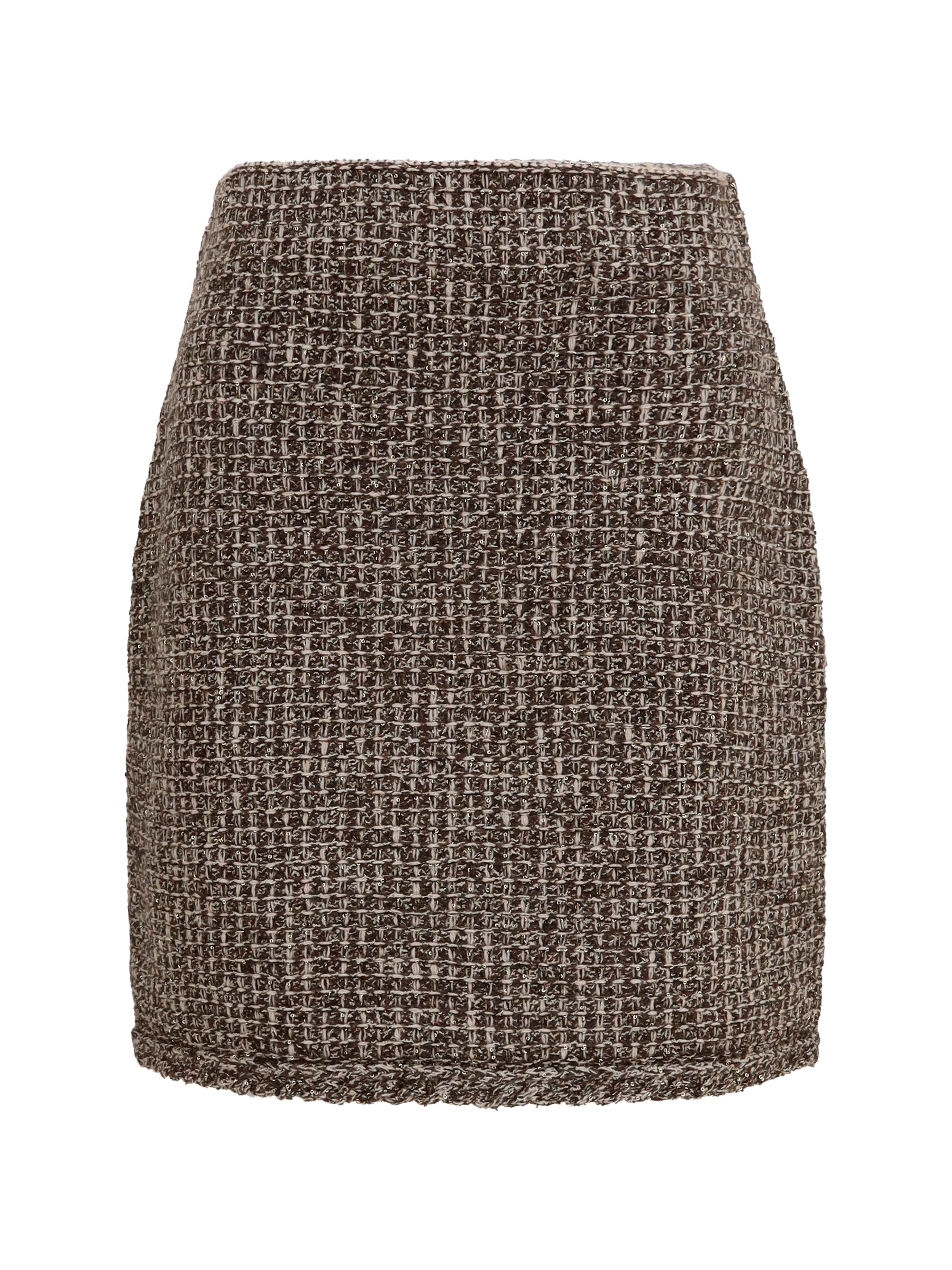 tweed mini skirt