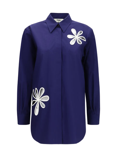 FENDI 40 ajour motif shirt