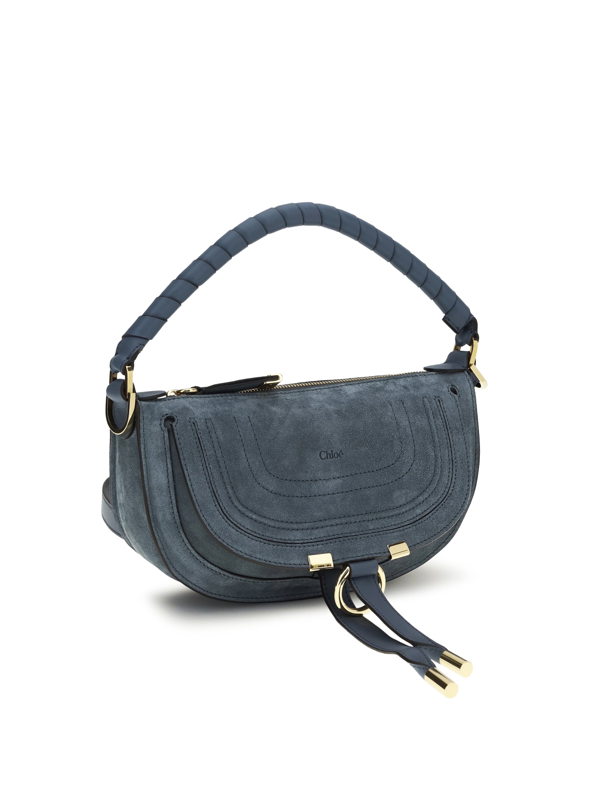 marcie suede mini shoulder bag