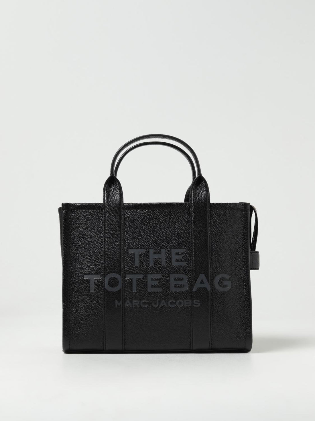 the medium tote bag in grained leather