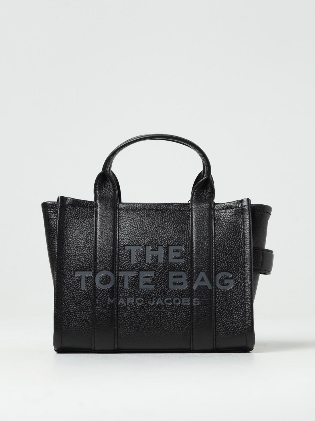 the small tote bag in grained leather