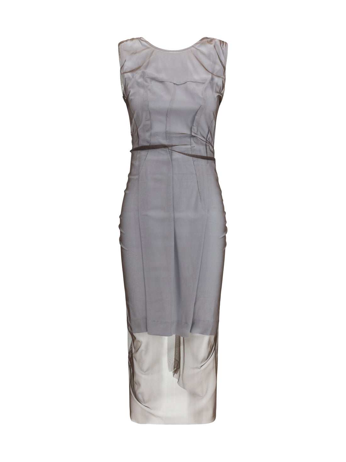 MARGIELA 40 semi-sheer midi dress