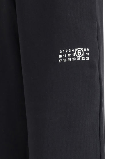 MM6 M logoed sweatpants