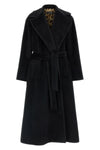 the dolce & gabbana dressing gown coat stands out for its enveloping silhouette