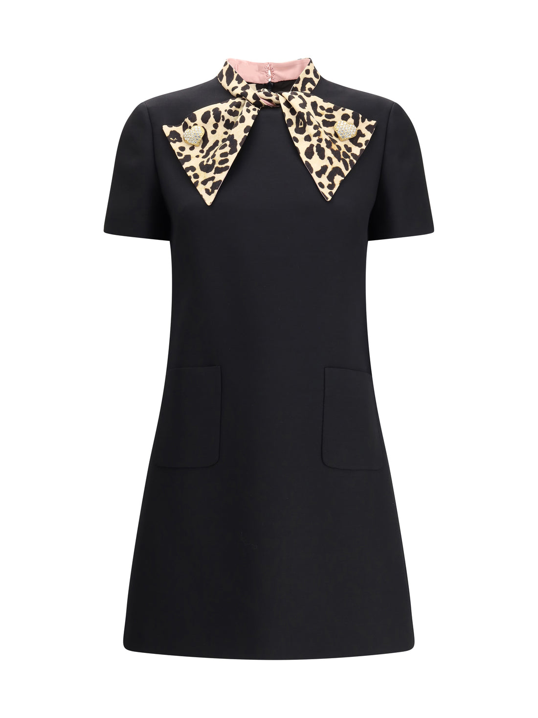 VALENTINO 42 crepe couture short dress