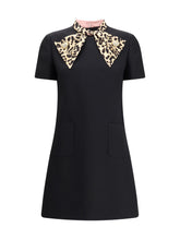 VALENTINO 42 crepe couture short dress