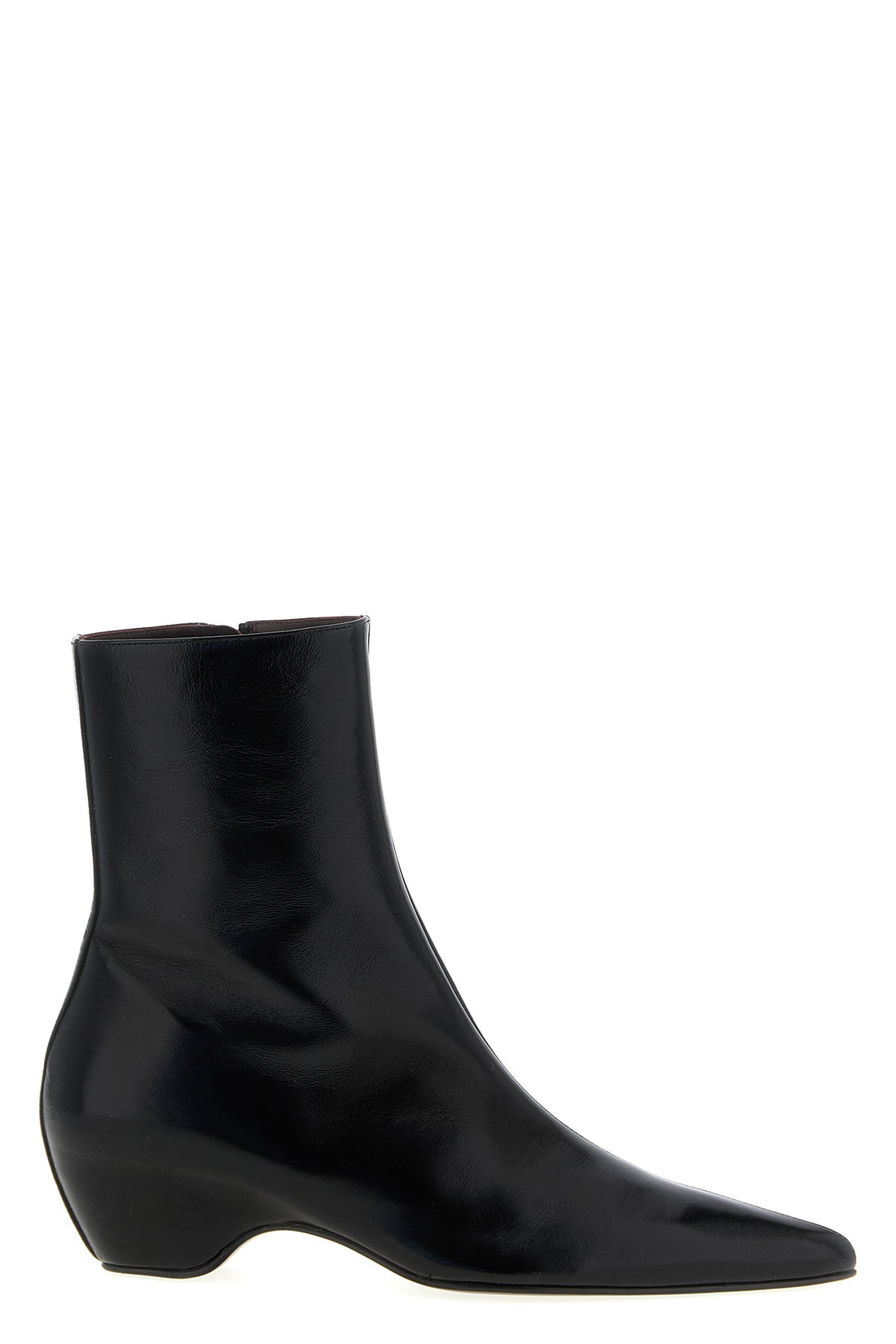 KHAITE 36.5 sybil leather ankle boots