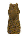 back-cross mini dress