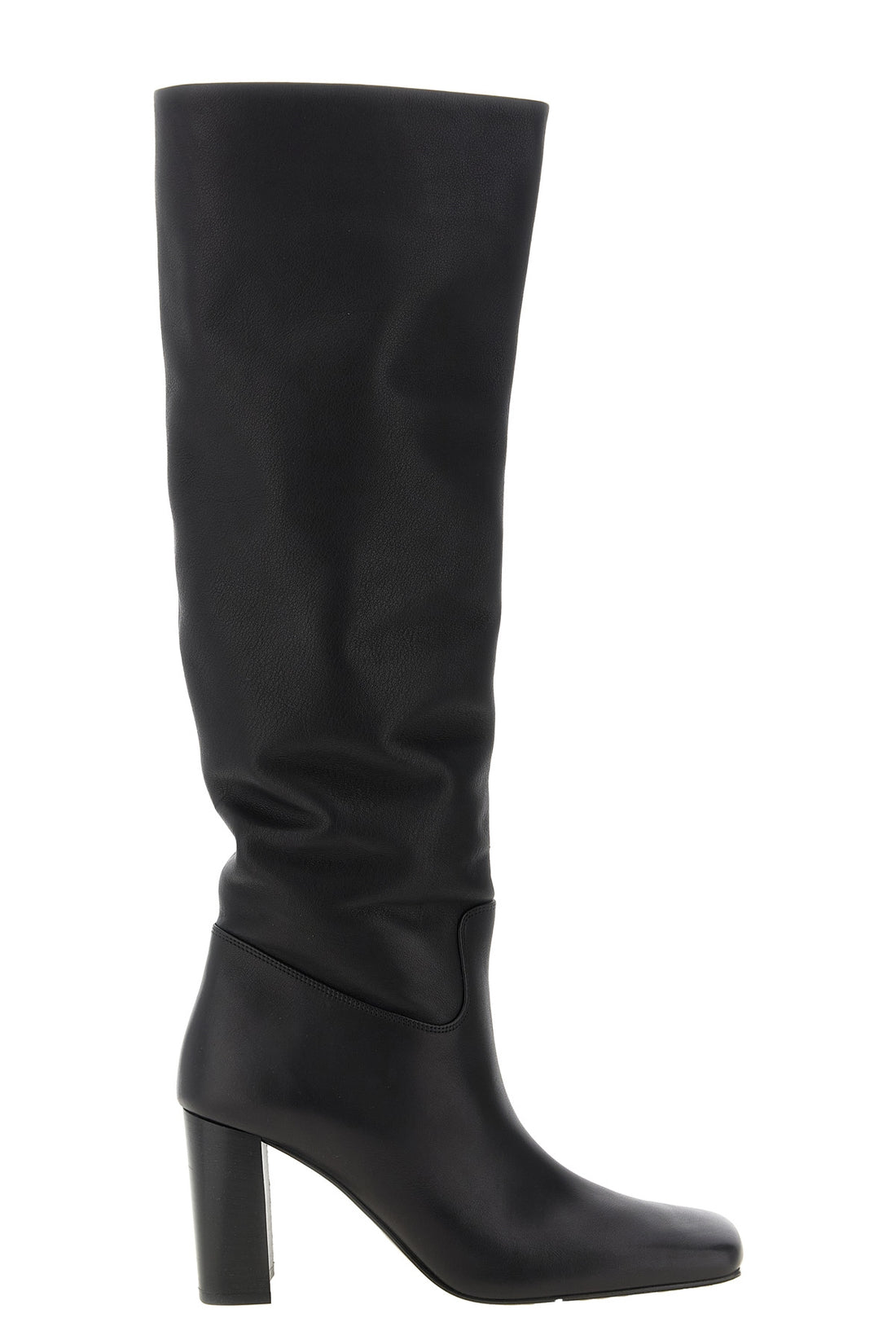 KHAITE 37 the khaite petra boot redefines vertical elegance through a rigorous silhouett
