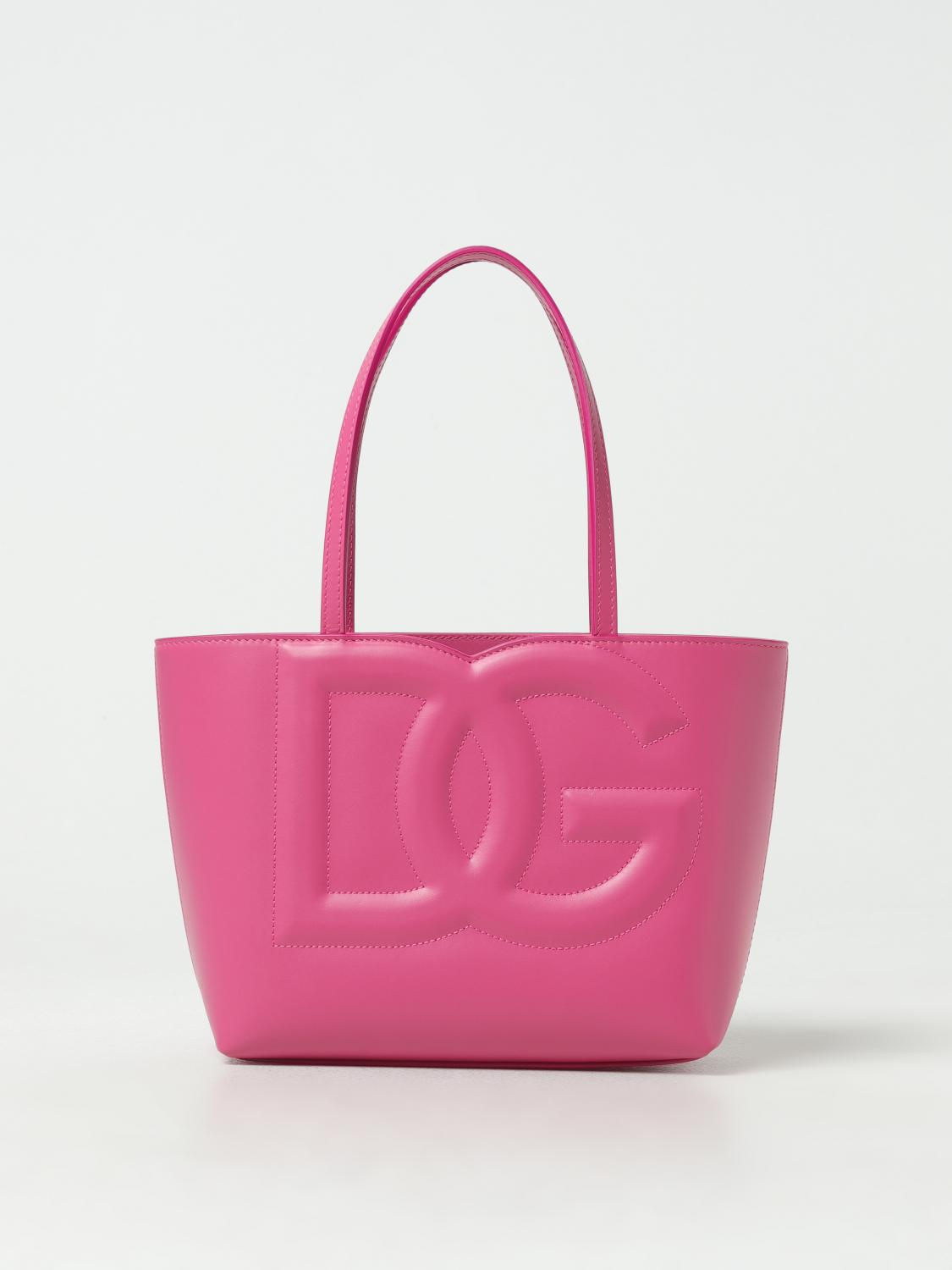 DOLCE &amp; GABBANA OS bag in leather with monogram