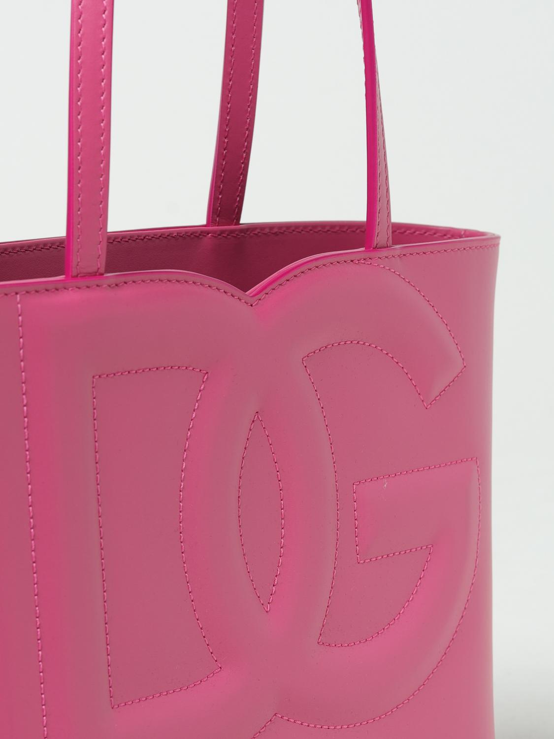 DOLCE &amp; GABBANA OS bag in leather with monogram