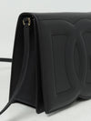leather bag with embossed logo