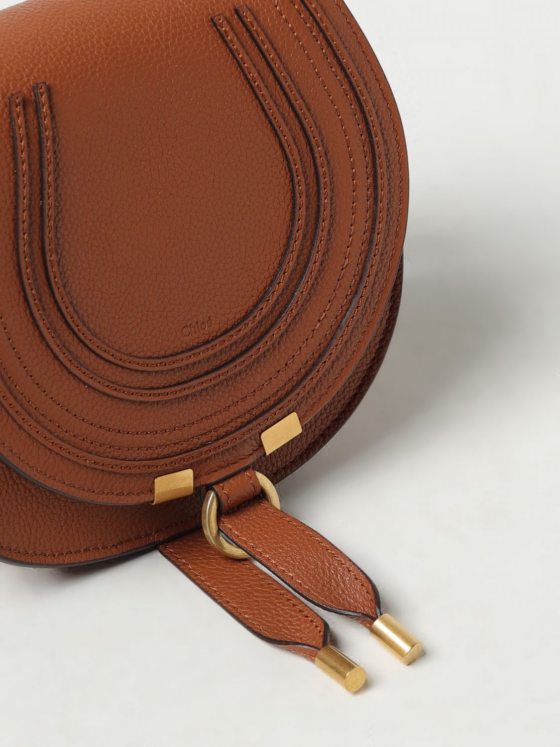 marcie chloé grained leather bag
