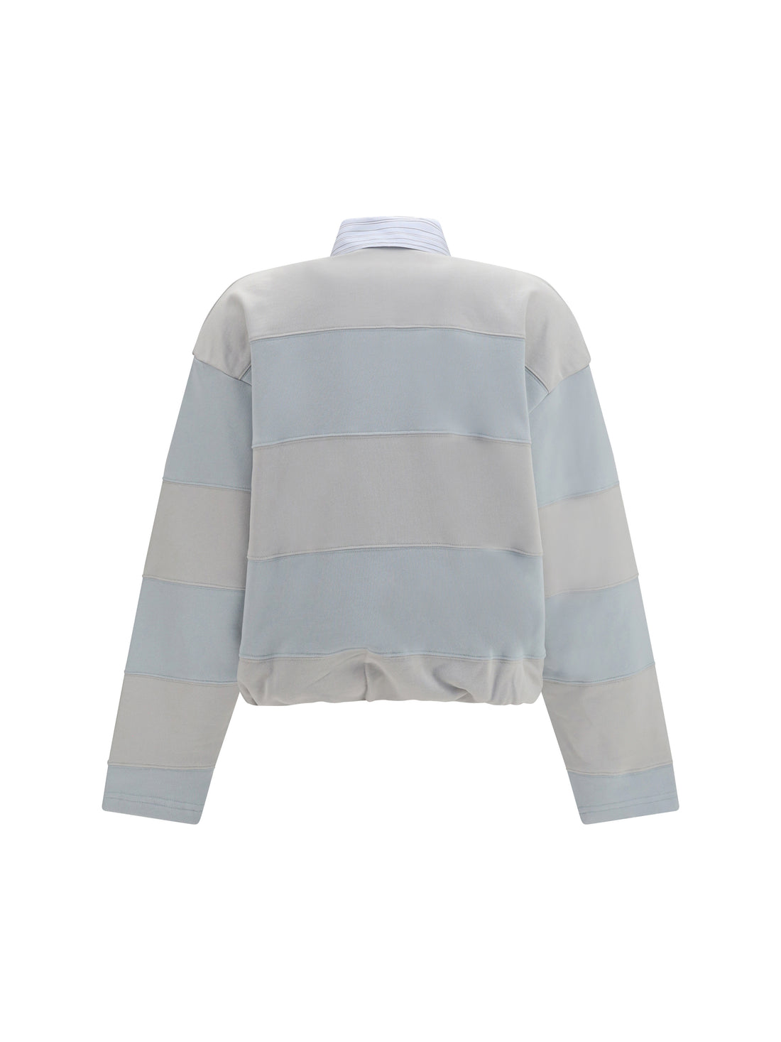 ACNE STUDIOS S striped polo sweatshirt