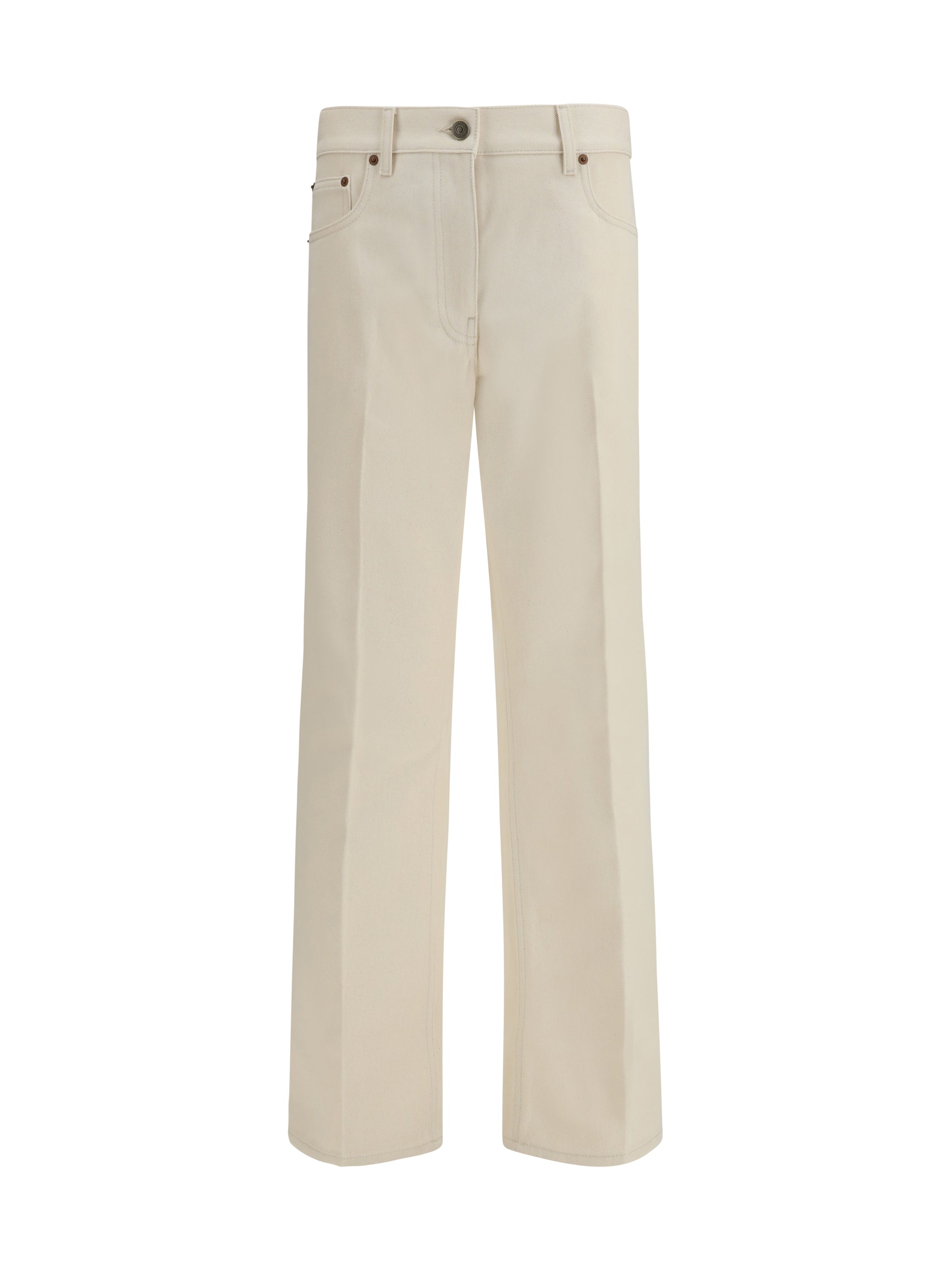 five-pocket flare pants