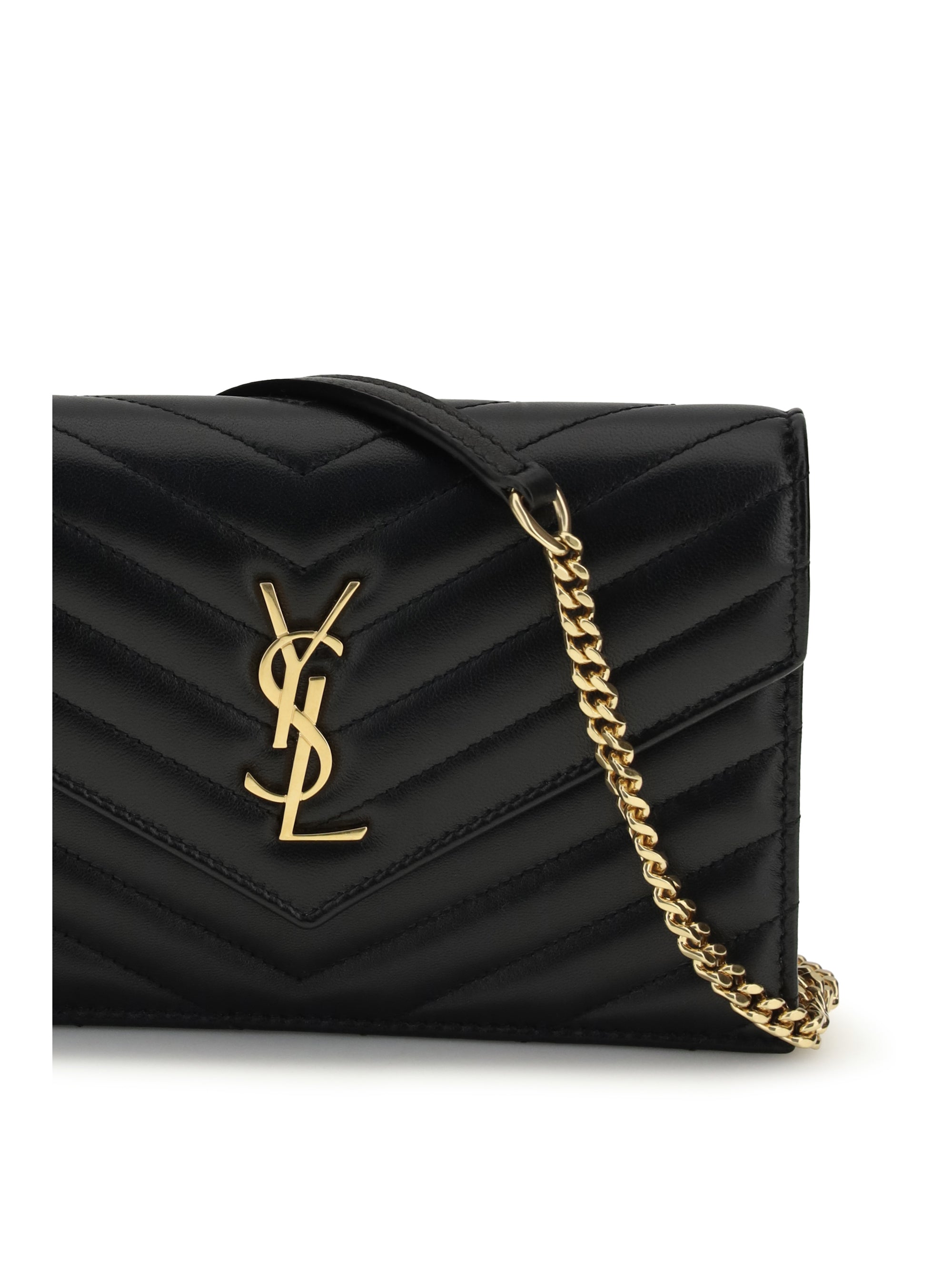 SAINT LAURENT OS envelope cassandre wallet