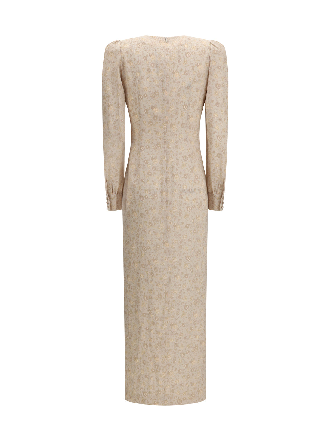 ALESSANDRA RICH 42 jacquard draped dress with flounces