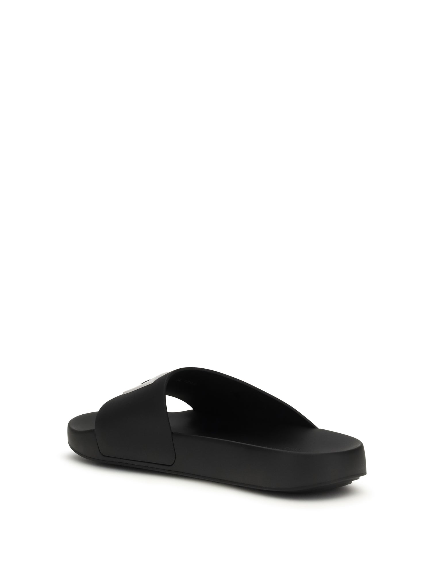 GIVENCHY 38 rubber logo slippers 