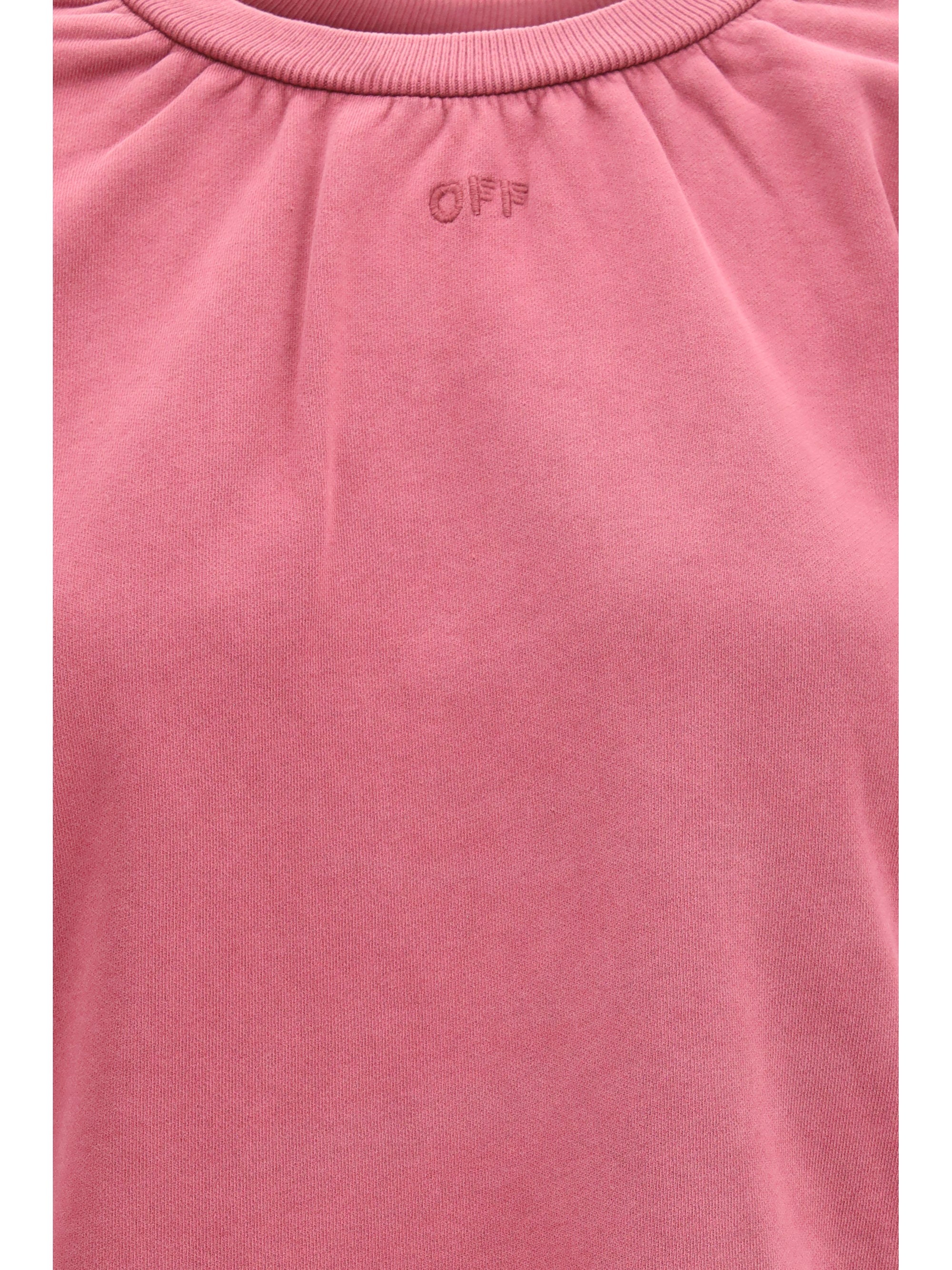 off stamp balloon crewneck sweatshirt