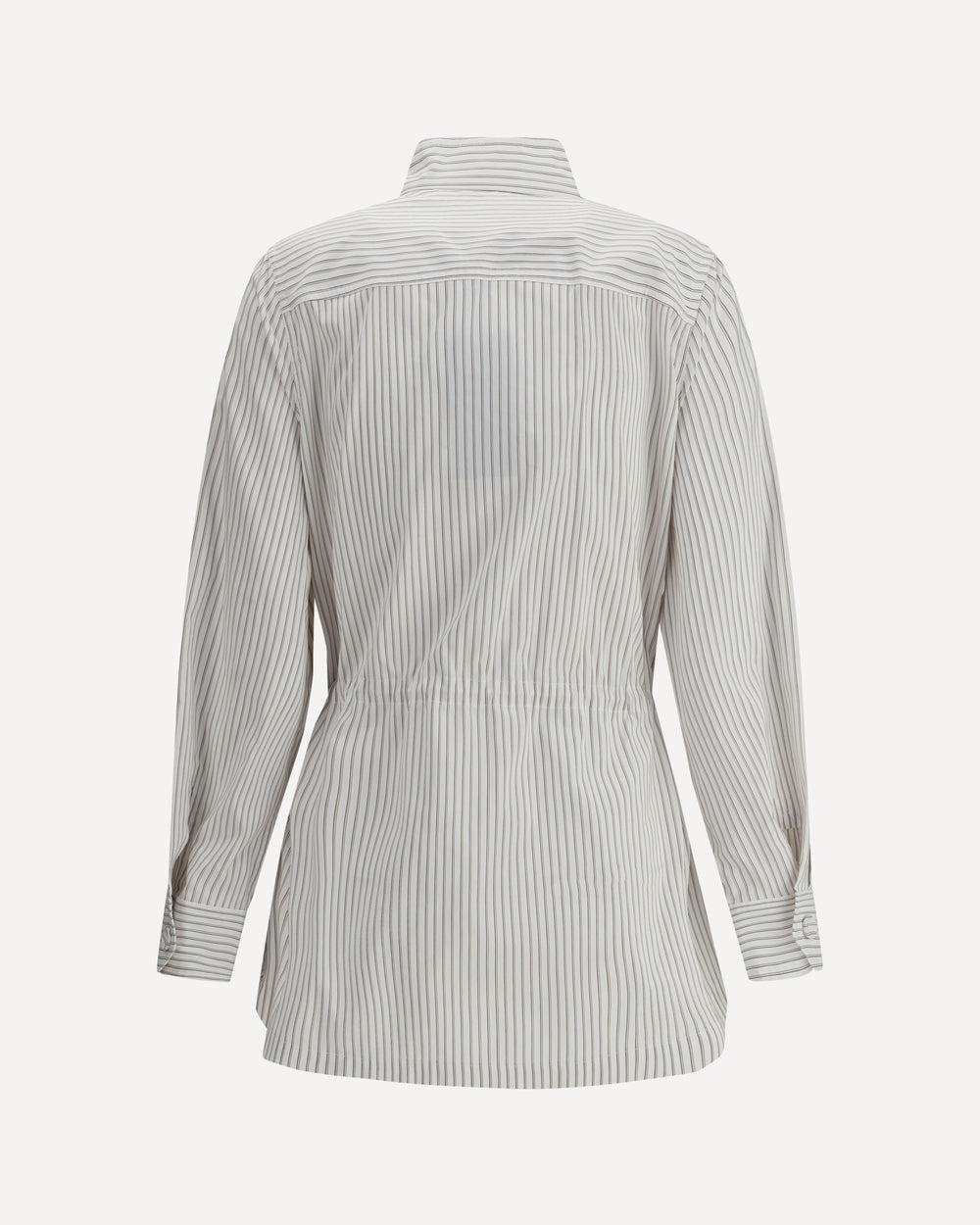striped shirt jacket