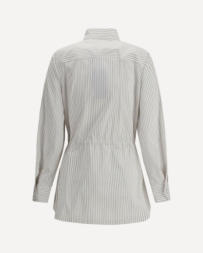 striped shirt jacket