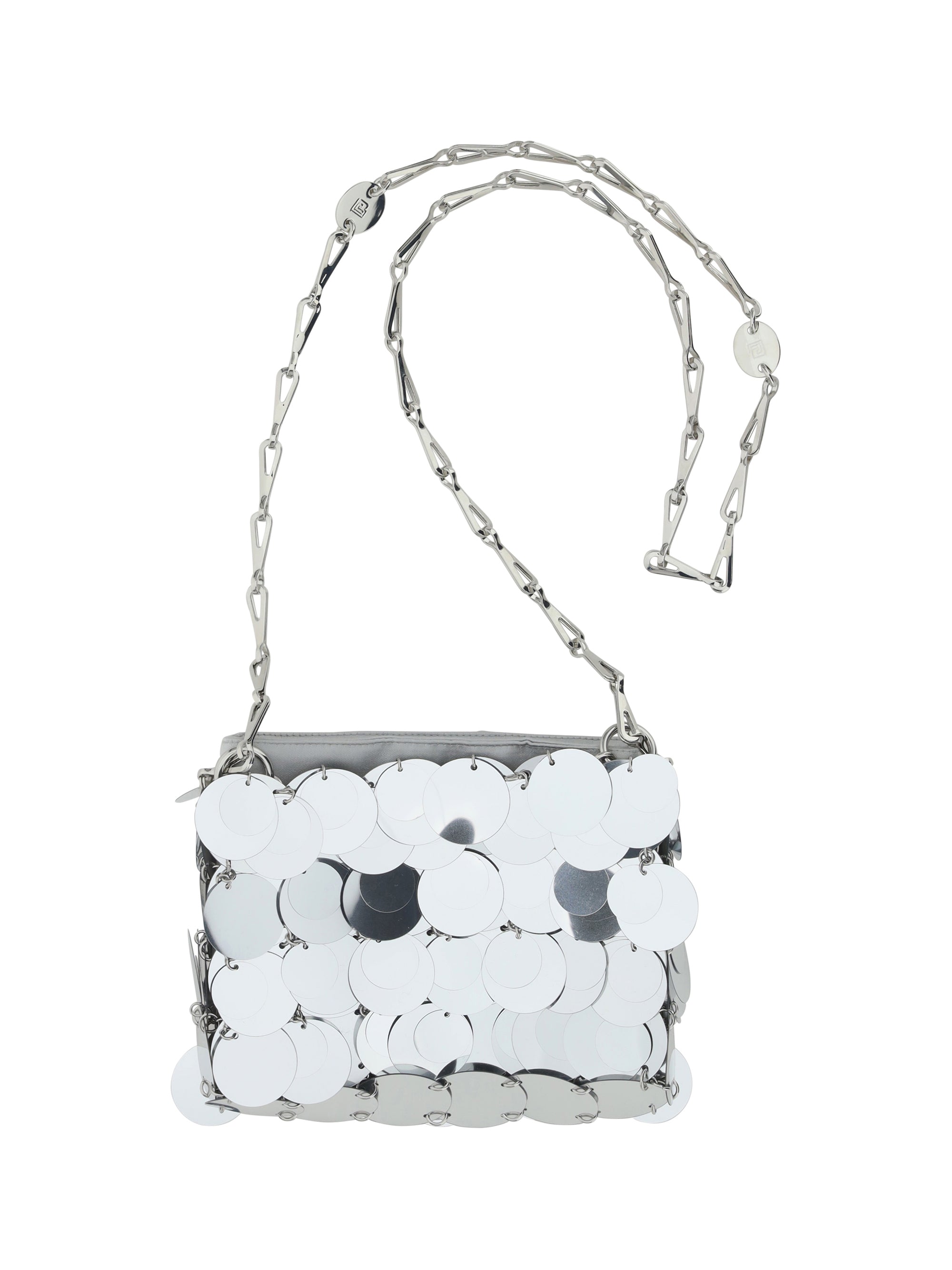 RABANNE OS sparkle nano shoulder bag