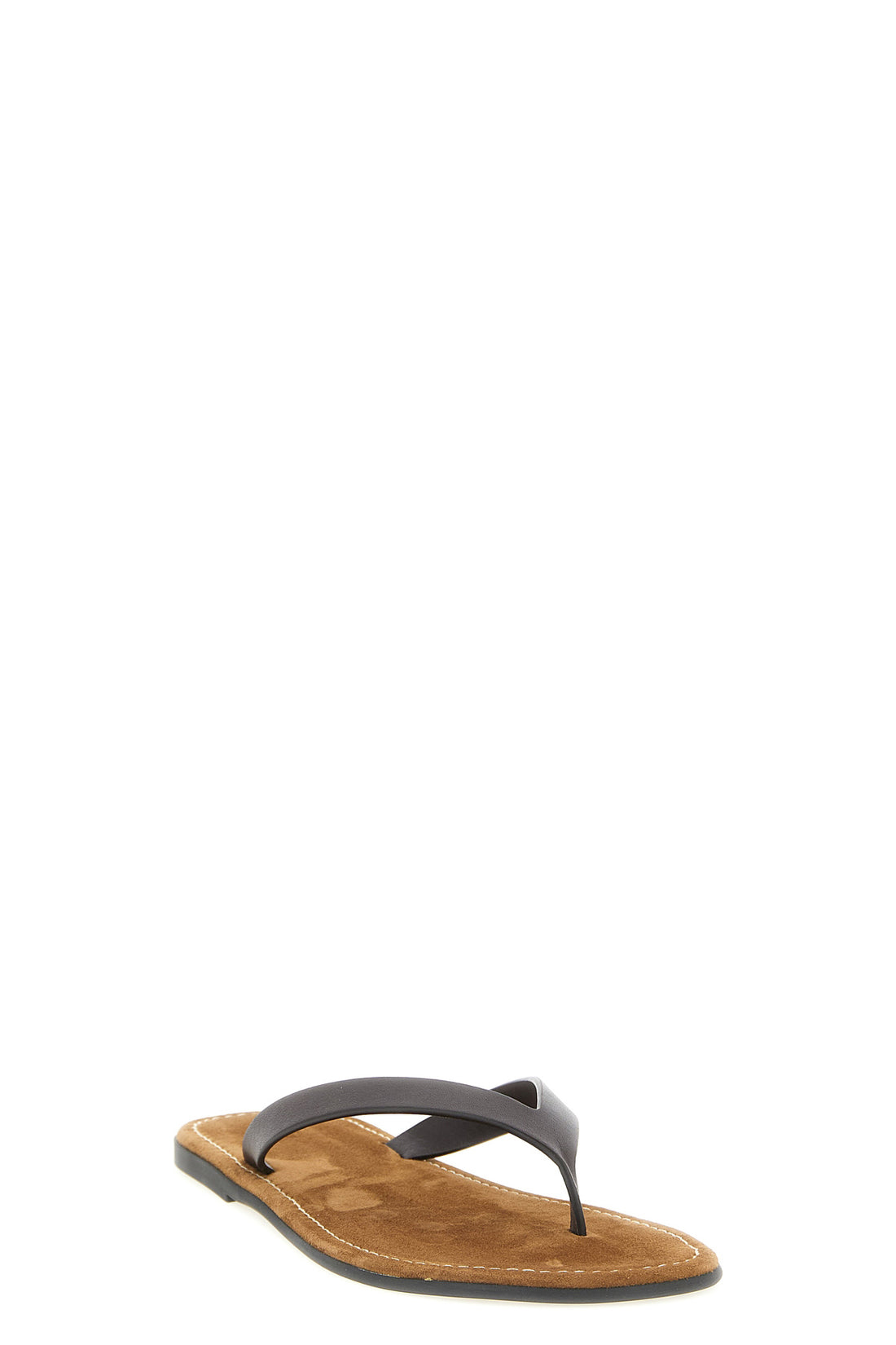THE ROW 36 beach vegetable-tanned calf leather sandals