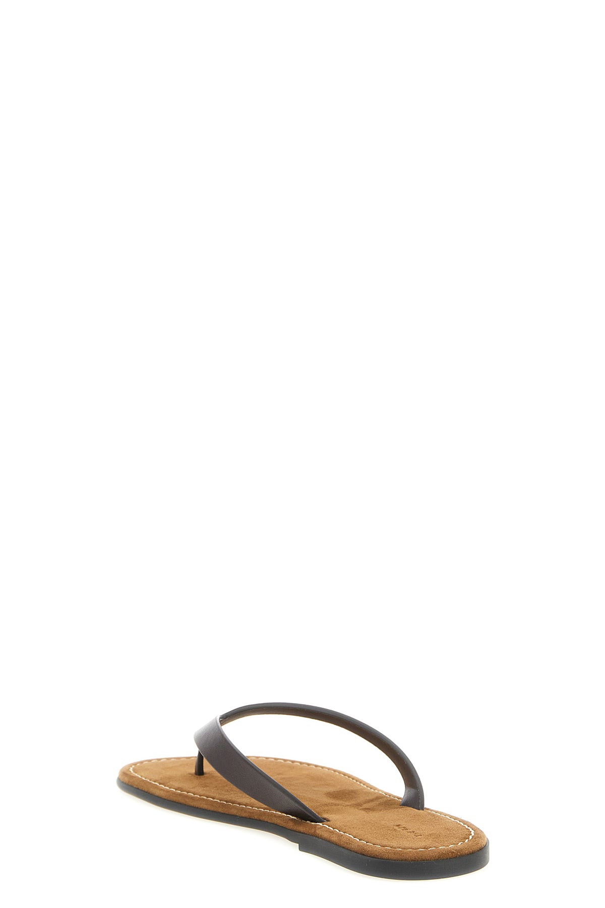beach vegetable-tanned calf leather sandals