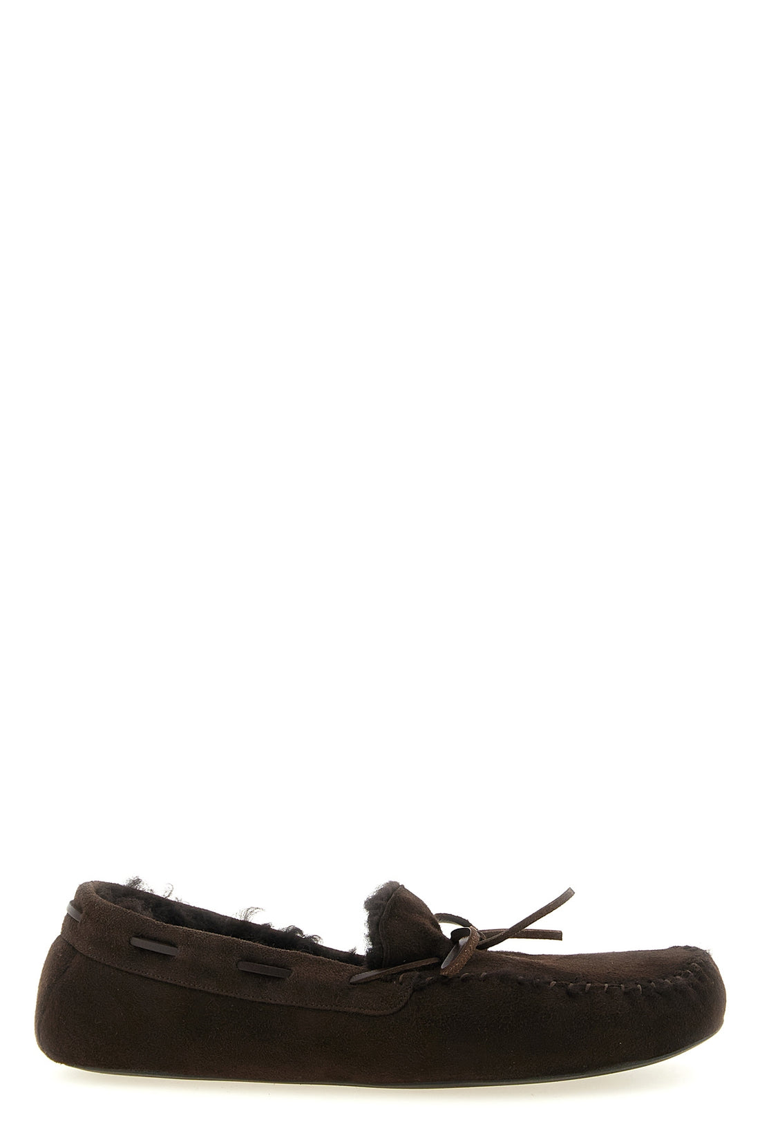 THE ROW 37 the row lucca slipper features a classic slip-on loafers silhouette