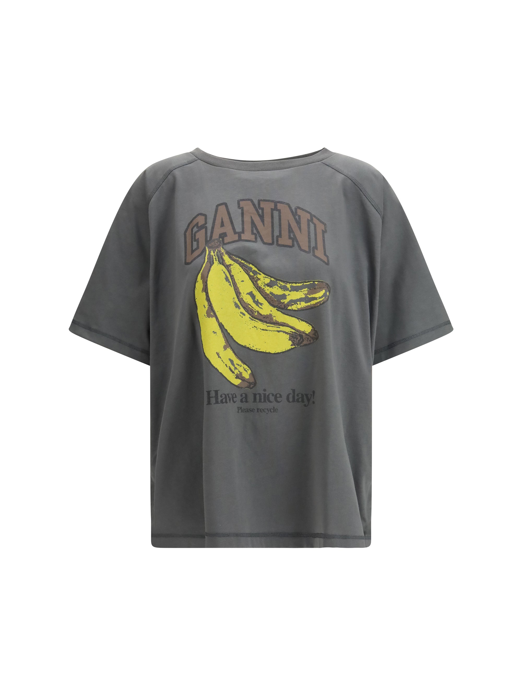 GANNI L-XL banana t-shirt