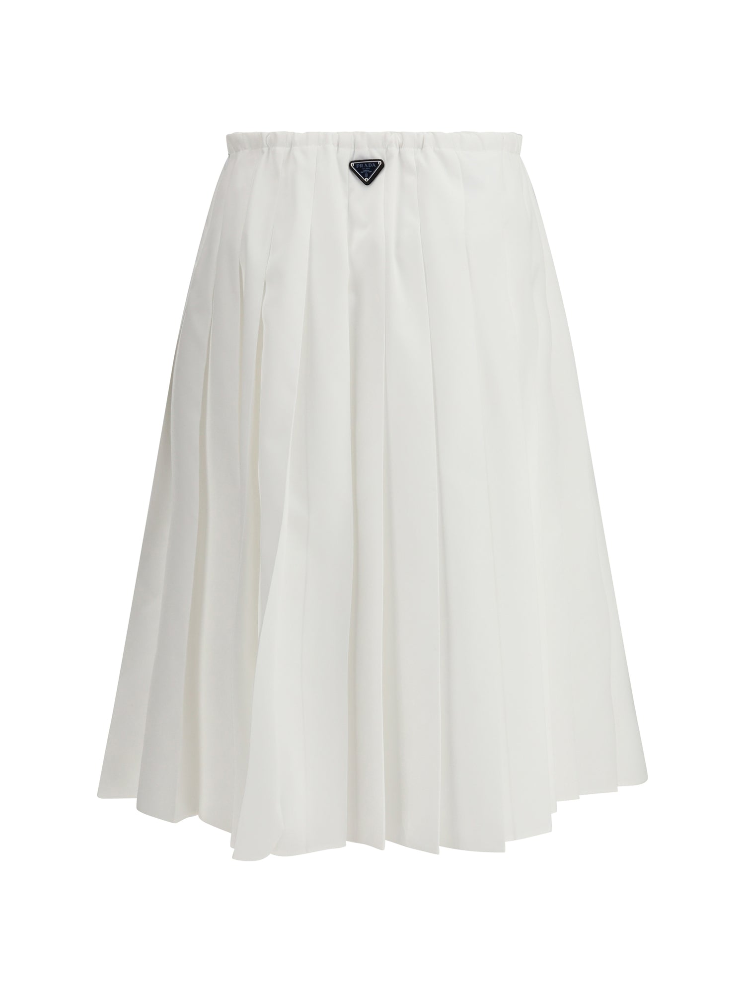PRADA 38 pleated jersey skirt