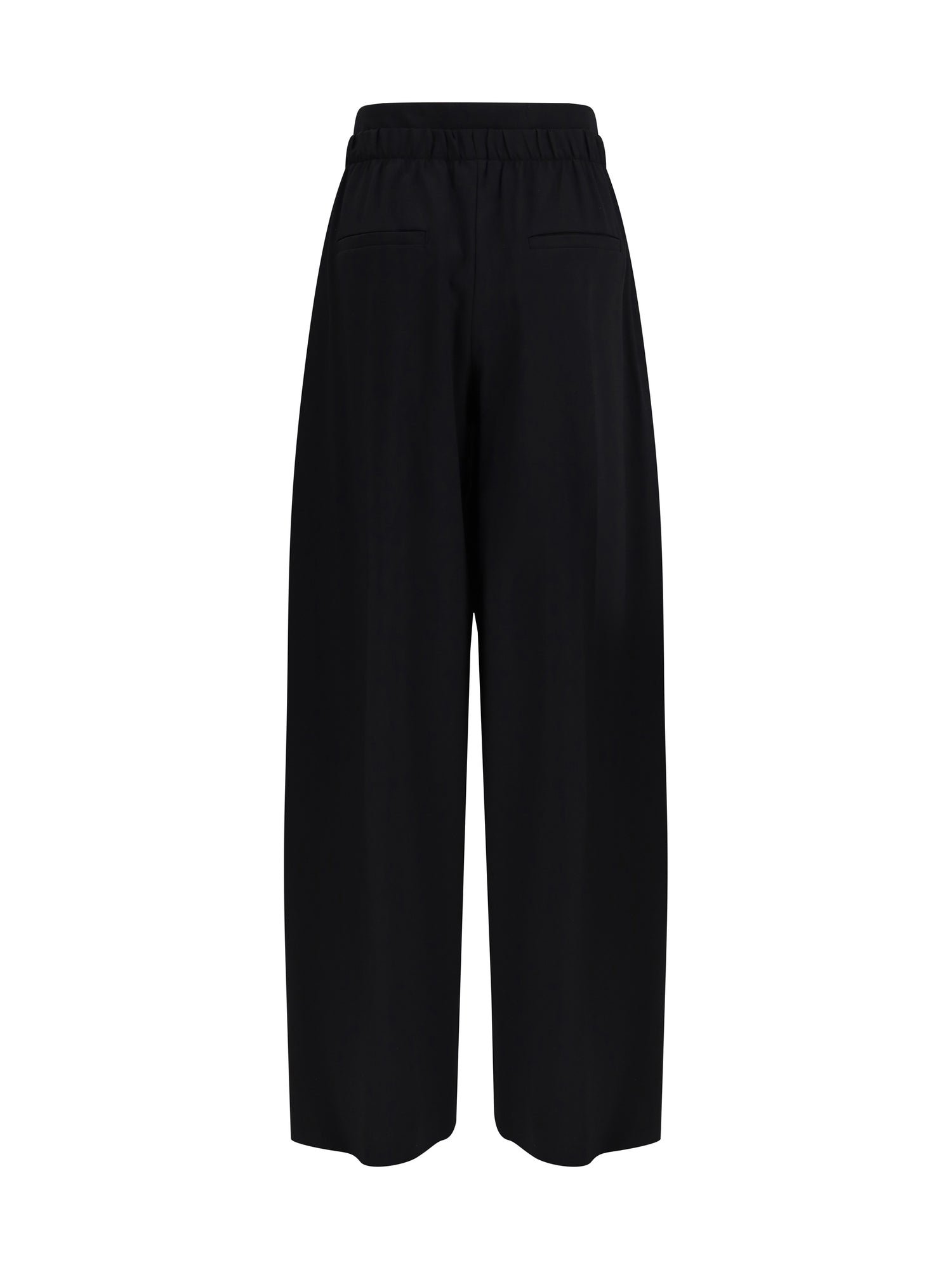 MAX MARA SPORTMAX 38 wide stretch wool trousers