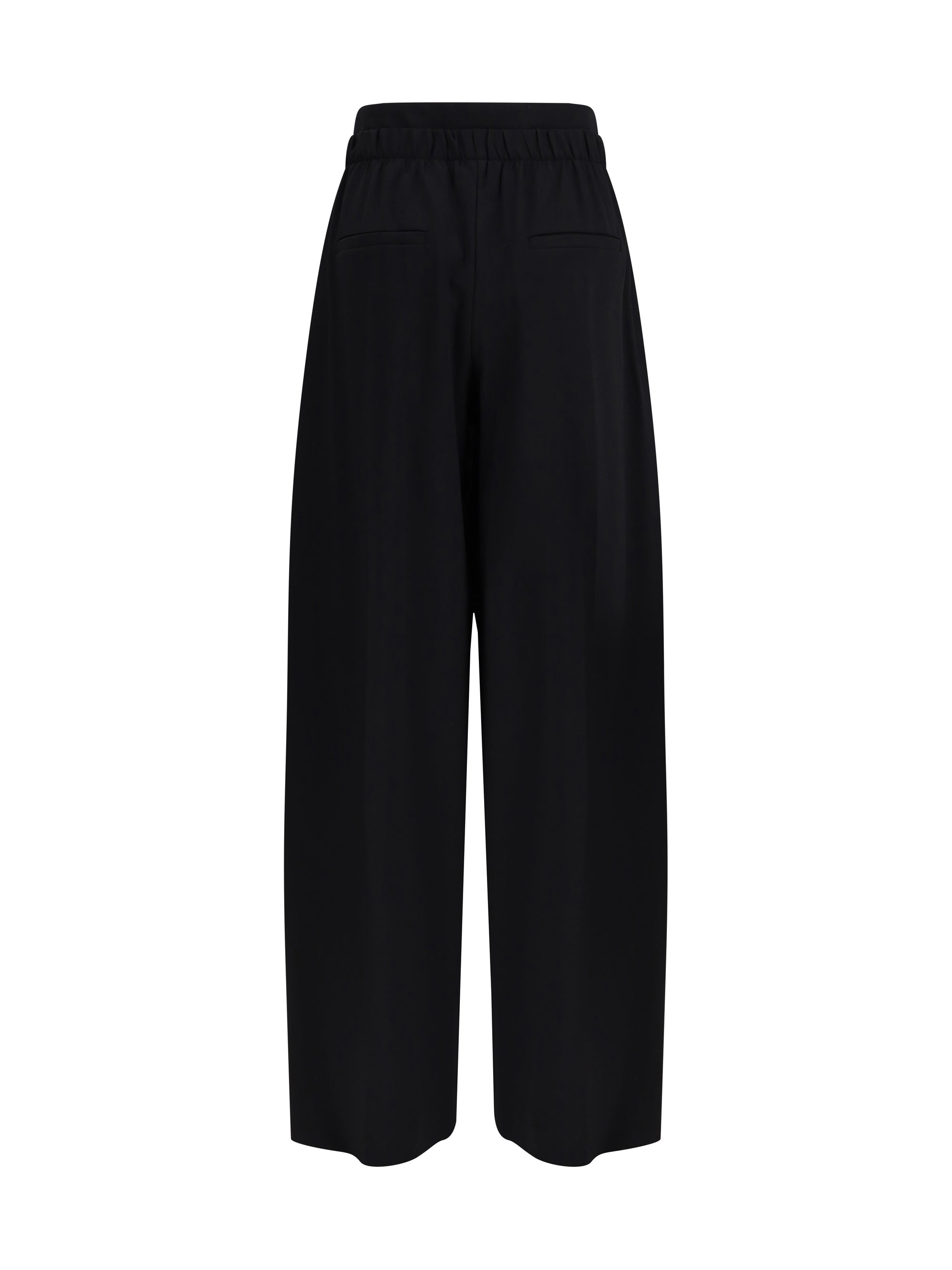 MAX MARA SPORTMAX 38 wide stretch wool trousers