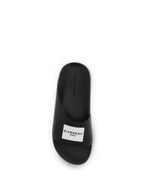 GIVENCHY 38 rubber logo slippers 