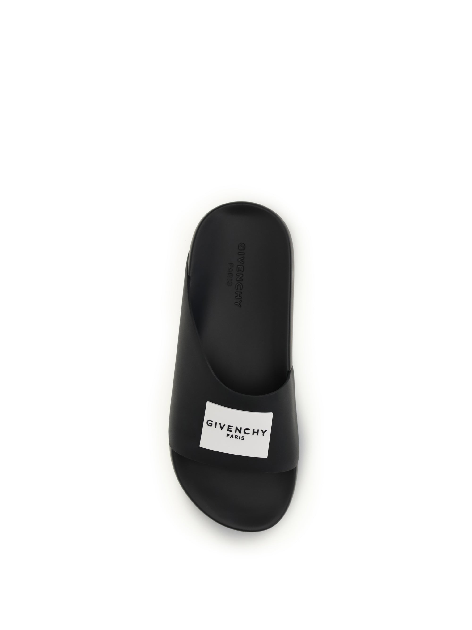 GIVENCHY 38 rubber logo slippers 