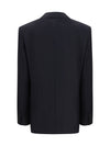isani double-breasted virgin wool blazer