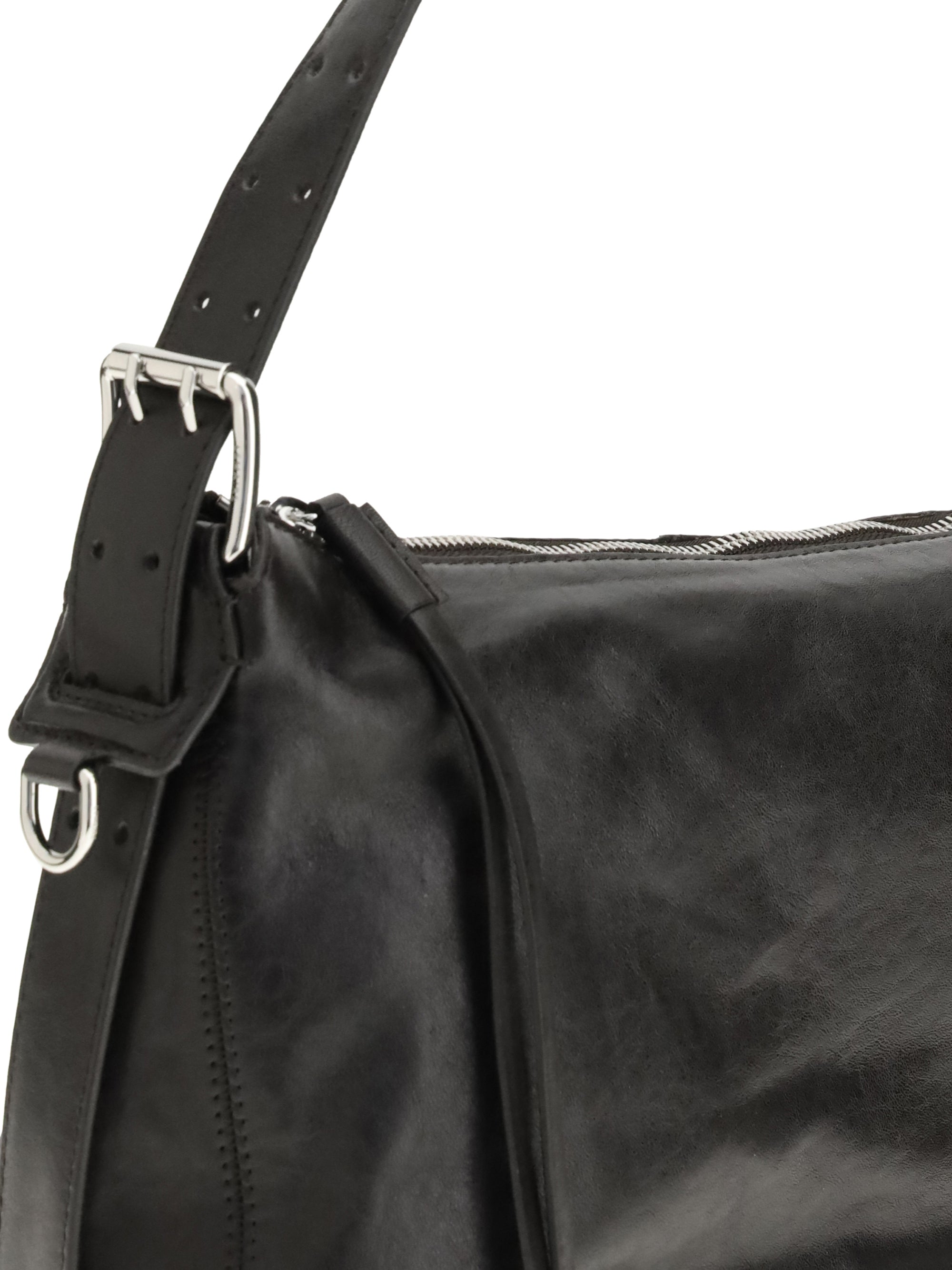 baguette belted shoulder bag